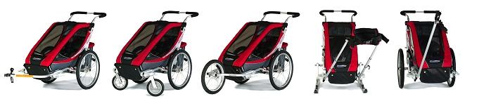 chariot cts double stroller